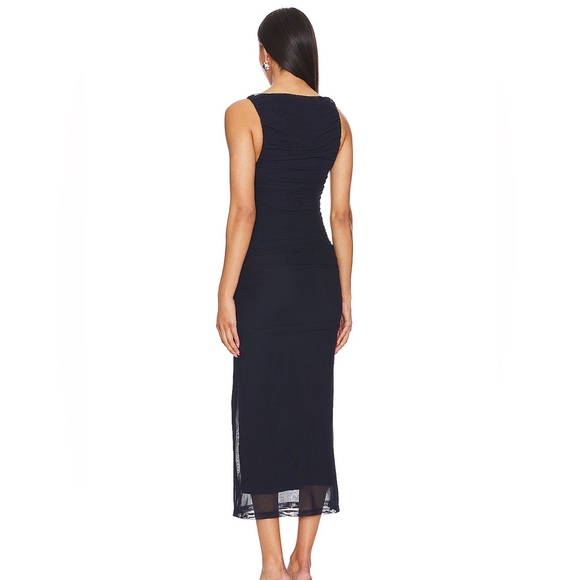 SIGNIFICANT OTHER, Saria ruched knit-jersey midi dress, US 2 - Picture 7 of 8